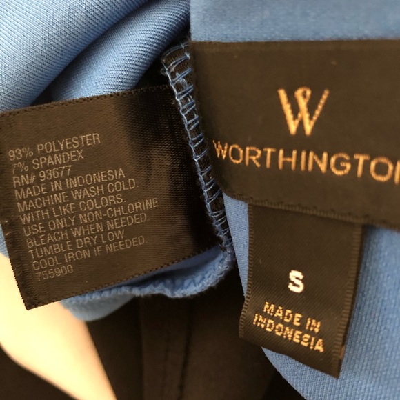 Worthington Color Block Tunic Top - Picture 8 of 8